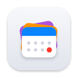 The OnCal app icon: three calendars stacked into one